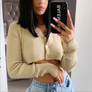 Sexy cropped sweater